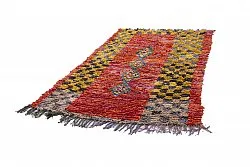 Marokkansk berber tæppe Boucherouite 220 x 140 cm