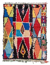 Marokkansk berber tæppe Boucherouite 170 x 130 cm