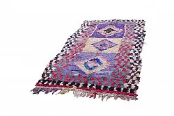 Marokkansk berber tæppe Boucherouite 225 x 125 cm