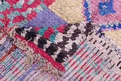 Marokkansk berber tæppe Boucherouite 225 x 125 cm
