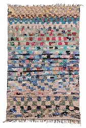 Marokkansk berber tæppe Boucherouite 205 x 130 cm