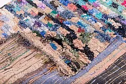 Marokkansk berber tæppe Boucherouite 205 x 130 cm
