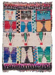 Marokkansk berber tæppe Boucherouite 225 x 170 cm