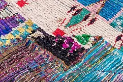 Marokkansk berber tæppe Boucherouite 225 x 170 cm