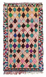 Marokkansk berber tæppe Boucherouite 255 x 150 cm