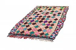 Marokkansk berber tæppe Boucherouite 255 x 150 cm