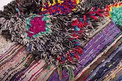 Marokkansk berber tæppe Boucherouite 255 x 110 cm