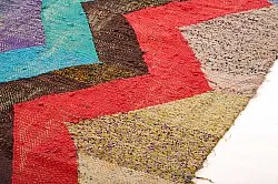 Marokkansk berber tæppe Boucherouite 135 x 265 cm