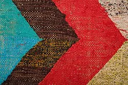 Marokkansk berber tæppe Boucherouite 135 x 265 cm