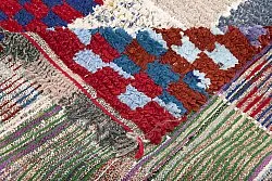 Marokkansk berber tæppe Boucherouite 280 x 115 cm