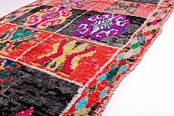 Marokkansk berber tæppe Boucherouite 245 x 120 cm