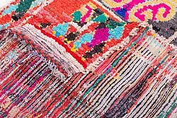 Marokkansk berber tæppe Boucherouite 245 x 120 cm