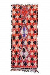 Marokkansk berber tæppe Boucherouite 255 x 105 cm