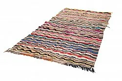 Marokkansk berber tæppe Boucherouite 150 x 305 cm