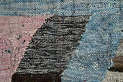 Marokkansk berber tæppe Boucherouite 140 x 255 cm