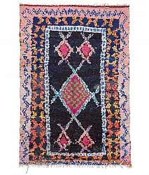 Marokkansk berber tæppe Boucherouite 200 x 145 cm