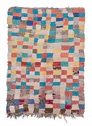 Marokkansk berber tæppe Boucherouite 170 x 120 cm