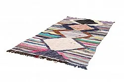 Marokkansk berber tæppe Boucherouite 130 x 250 cm