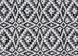 Kludetæppe - Koster (sort)