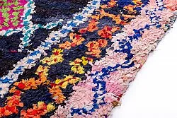 Marokkansk berber tæppe Boucherouite 200 x 145 cm