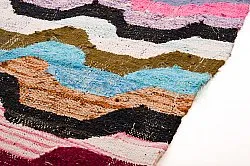 Marokkansk berber tæppe Boucherouite 140 x 265 cm