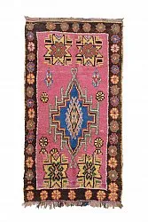 Marokkansk berber tæppe Boucherouite 270 x 140 cm