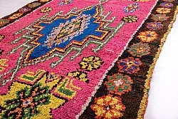 Marokkansk berber tæppe Boucherouite 270 x 140 cm