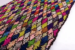 Marokkansk berber tæppe Boucherouite 245 x 115 cm