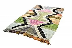 Marokkansk berber tæppe Boucherouite 145 x 255 cm