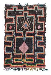Marokkansk berber tæppe Boucherouite 180 x 120 cm