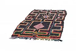 Marokkansk berber tæppe Boucherouite 180 x 120 cm