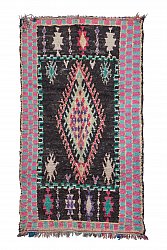 Marokkansk berber tæppe Boucherouite 275 x 155 cm