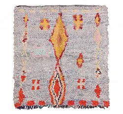 Marokkansk berber tæppe Boucherouite 160 x 145 cm
