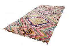 Marokkansk berber tæppe Boucherouite 145 x 365 cm
