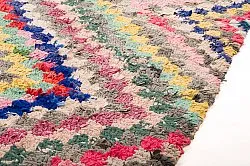 Marokkansk berber tæppe Boucherouite 145 x 365 cm