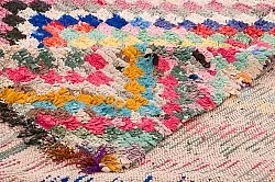 Marokkansk berber tæppe Boucherouite 145 x 365 cm
