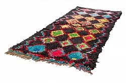 Marokkansk berber tæppe Boucherouite 120 x 285 cm