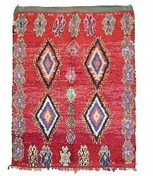 Marokkansk berber tæppe Boucherouite 225 x 165 cm