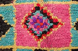 Marokkansk berber tæppe Boucherouite 135 x 315 cm