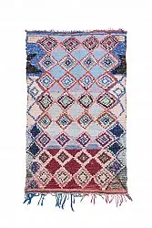 Marokkansk berber tæppe Boucherouite 210 x 125 cm