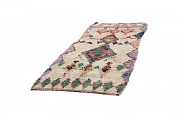 Marokkansk berber tæppe Boucherouite 240 x 110 cm