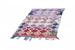 Marokkansk berber tæppe Boucherouite 210 x 125 cm