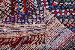 Marokkansk berber tæppe Boucherouite 230 x 125 cm