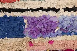 Marokkansk berber tæppe Boucherouite 230 x 135 cm