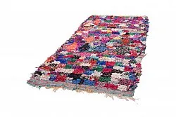 Marokkansk berber tæppe Boucherouite 250 x 130 cm