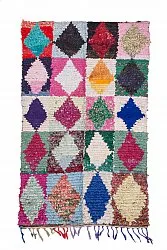 Marokkansk berber tæppe Boucherouite 265 x 155 cm