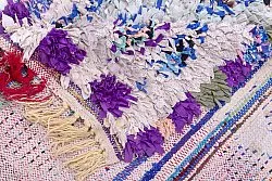 Marokkansk berber tæppe Boucherouite 250 x 90 cm