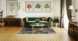 Wilton-tæppe - Villani (antracit)