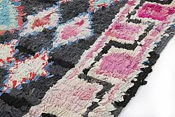 Marokkansk berber tæppe Boucherouite 310 x 130 cm