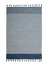 Tapis chiffons - Vinga (bleu)